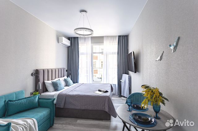 

Квартира-студия, 21 м², 2 кровати