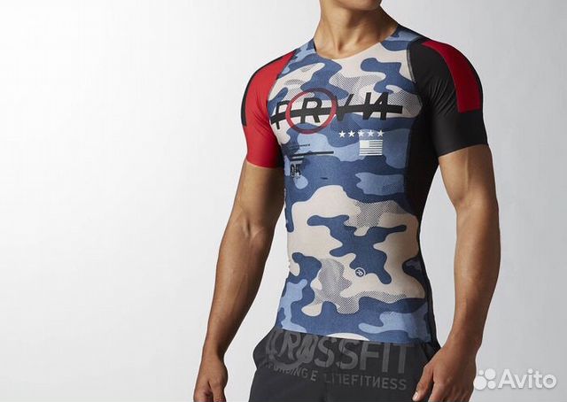 Футболка компрессионная Reebok CrossFit Футболка компрессионная Reebok CrossFit