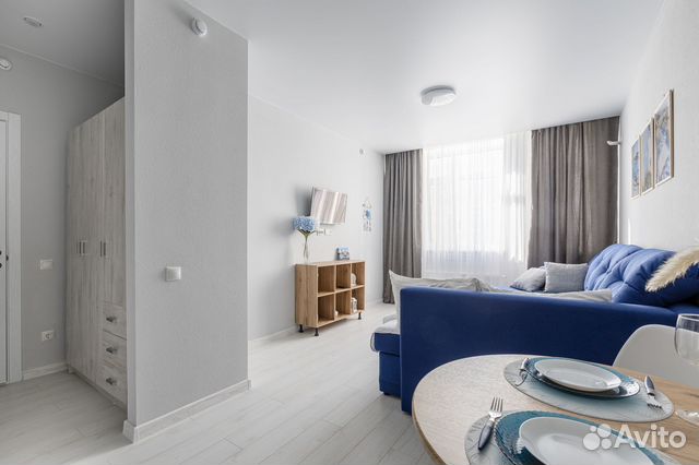 

Квартира-студия, 27 м², 1 кровать