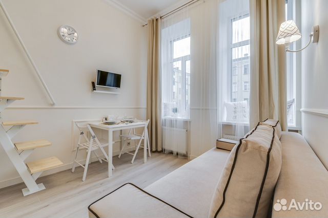 

Квартира-студия в апарт-отеле, 17 м², 2 кровати