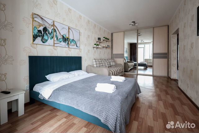 

1-к. квартира, 40 м², 2 кровати