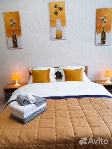 

1-к. квартира, 43 м², 2 кровати