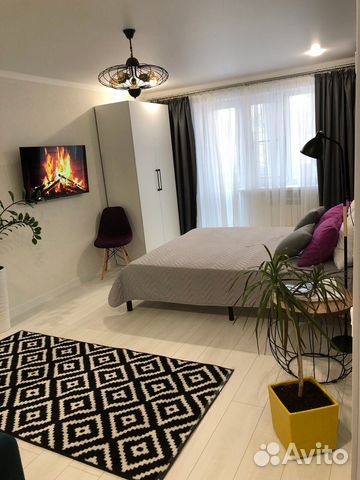 

1-к. квартира, 36 м², 2 кровати