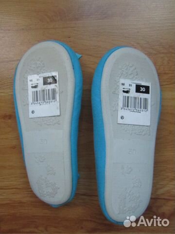Новые яркие детские балетки-тапочки р30 Новые яркие детские балетки-тапочки р30