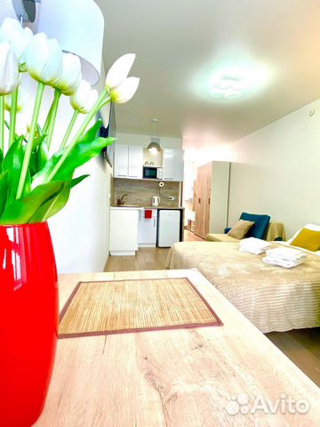 

Квартира-студия, 23 м², 2 кровати