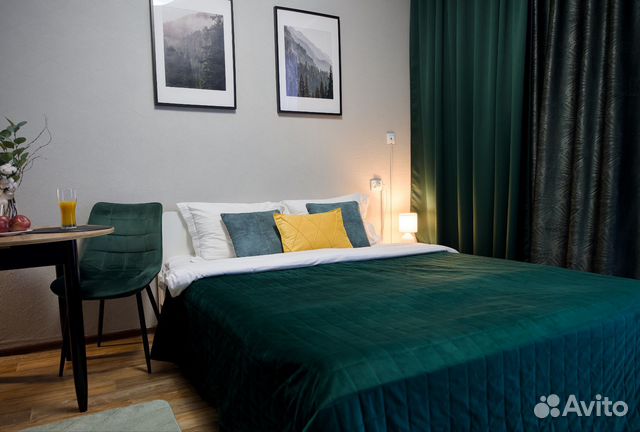 

Квартира-студия, 30 м², 2 кровати