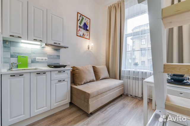 

Квартира-студия в апарт-отеле, 12 м², 2 кровати