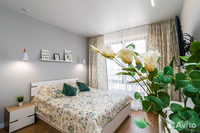 

1-к. квартира, 38 м², 2 кровати
