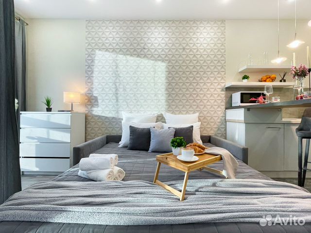 

Квартира-студия, 35 м², 1 кровать