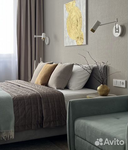 

1-к. квартира, 25 м², 2 кровати
