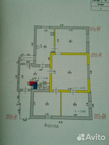 Дом 94 м² на участке 9 сот.