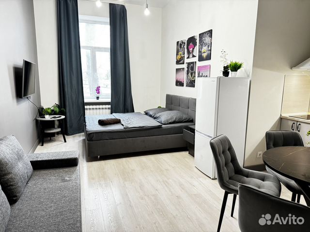 

Квартира-студия, 28 м², 2 кровати