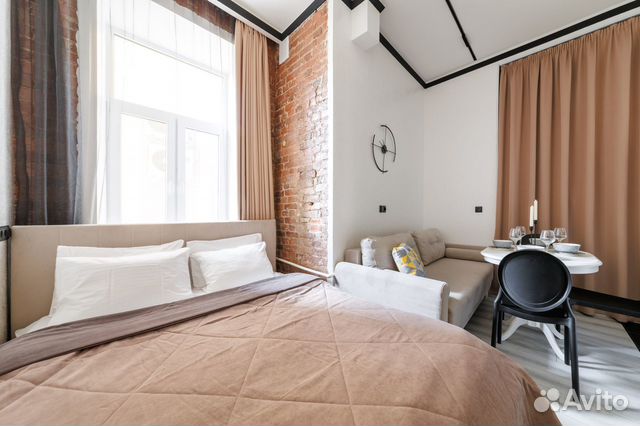 

Квартира-студия, 18 м², 2 кровати