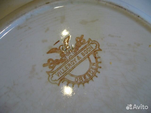 Блюдо фарфор VlleroyBosh 19 век Блюдо фарфор VlleroyBosh 19 век
