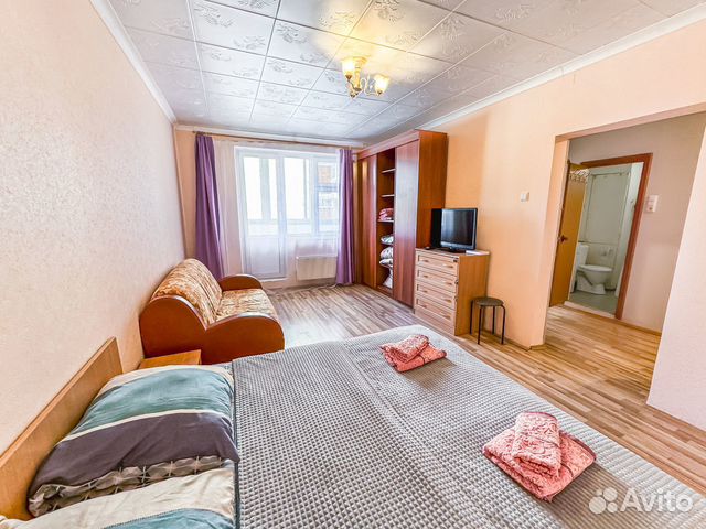 

1-к. квартира, 38 м², 2 кровати