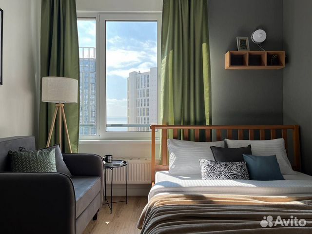 

Квартира-студия, 20 м², 2 кровати