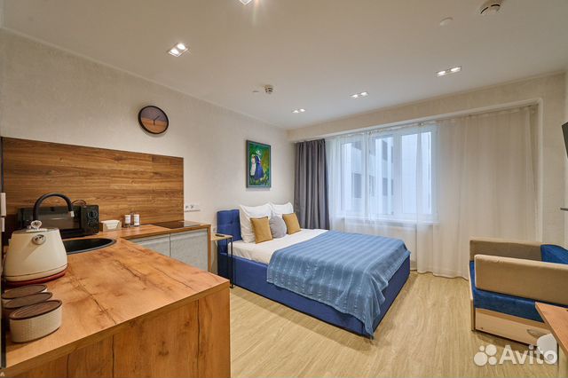 

Квартира-студия, 22 м², 2 кровати