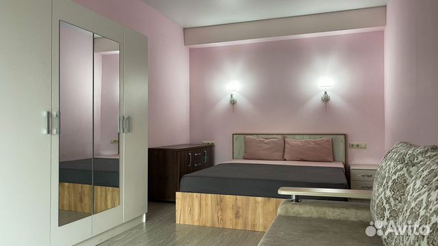 

Квартира-студия, 42 м², 2 кровати