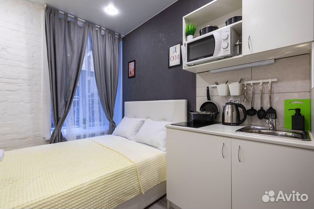 

Квартира-студия в апарт-отеле, 16 м², 1 кровать