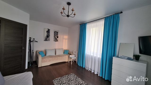 

1-к. квартира, 34 м², 2 кровати