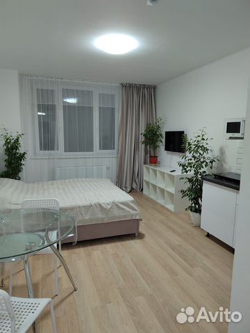 

Квартира-студия, 28 м², 1 кровать