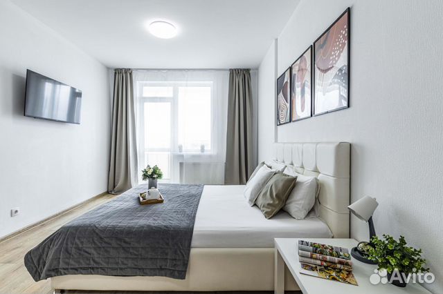 

1-к. квартира, 45 м², 3 кровати