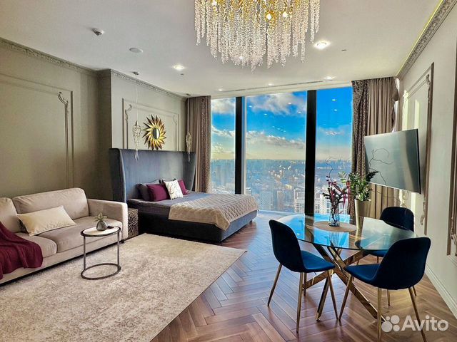 

Квартира-студия, 68 м², 2 кровати