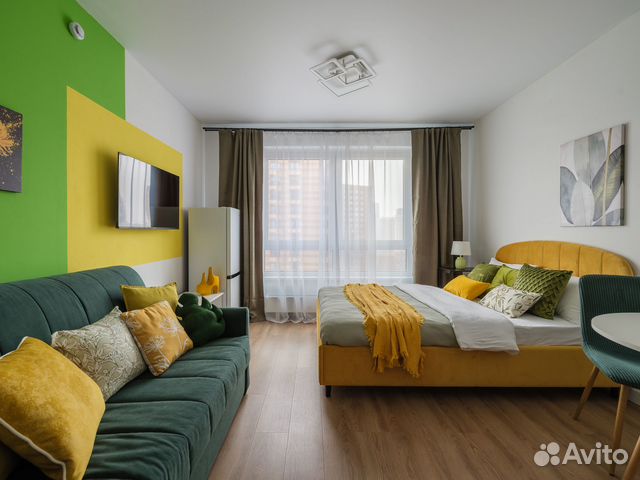 

Квартира-студия, 25 м², 2 кровати