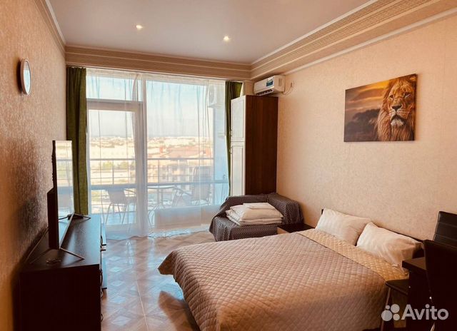 

Квартира-студия, 35 м², 4 кровати
