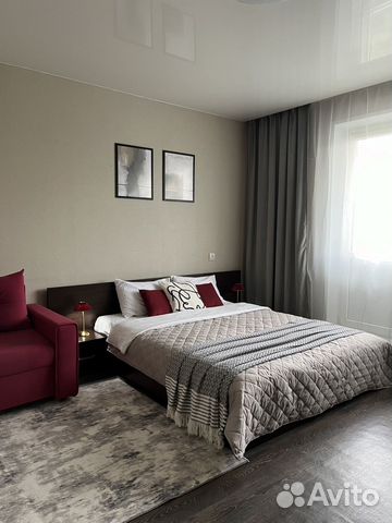 

1-к. квартира, 43 м², 3 кровати