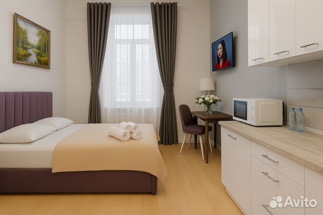

Квартира-студия, 21 м², 1 кровать