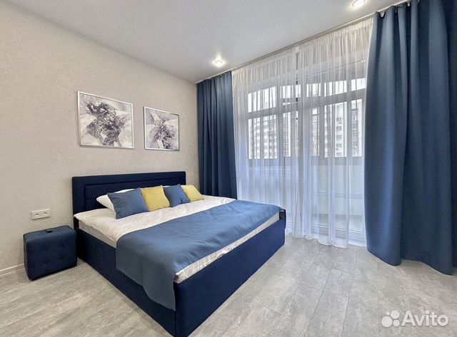 

1-к. квартира, 52 м², 2 кровати