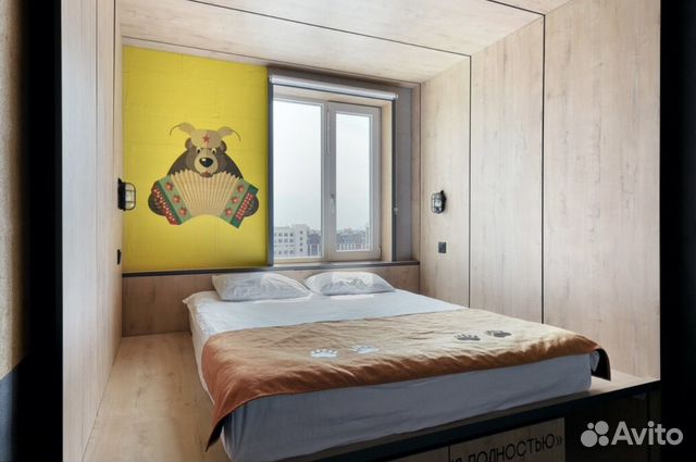 

Квартира-студия, 17 м², 1 кровать