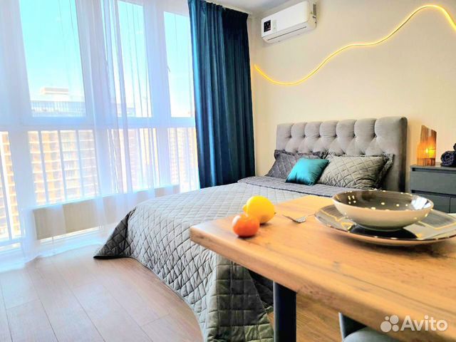 

Квартира-студия, 29 м², 2 кровати