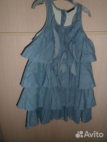 Джинсовый сарафан Sisley Джинсовый сарафан Sisley