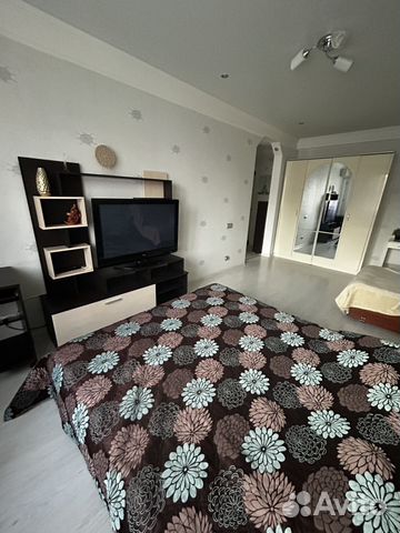 

1-к. квартира, 42 м², 2 кровати