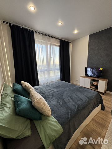 

Квартира-студия, 30 м², 1 кровать