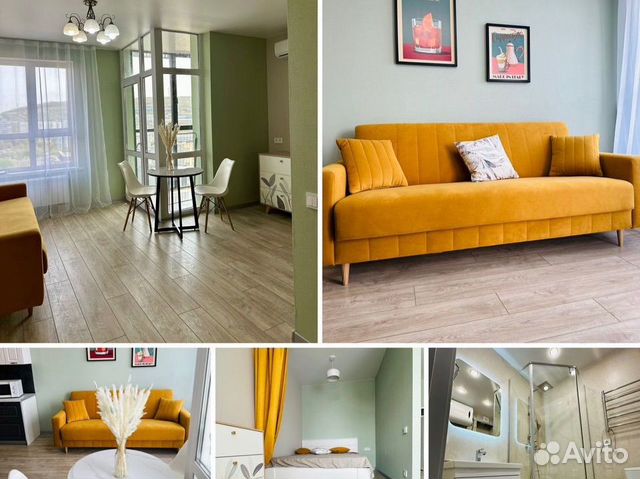 

Квартира-студия, 35 м², 2 кровати