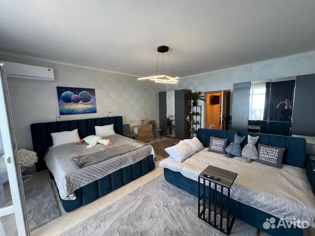 

1-к. квартира, 64 м², 2 кровати