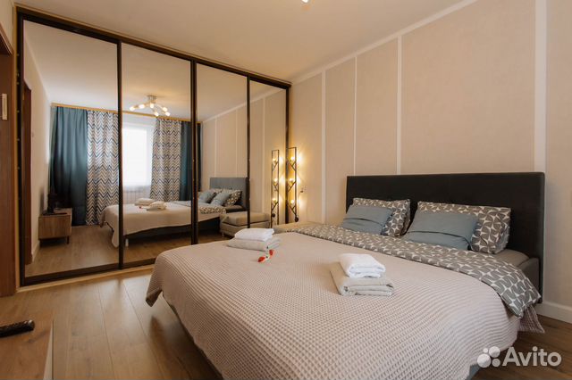 

1-к. квартира, 34 м², 2 кровати
