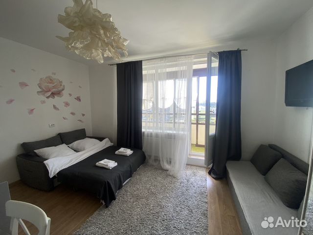 

Квартира-студия, 27 м², 3 кровати