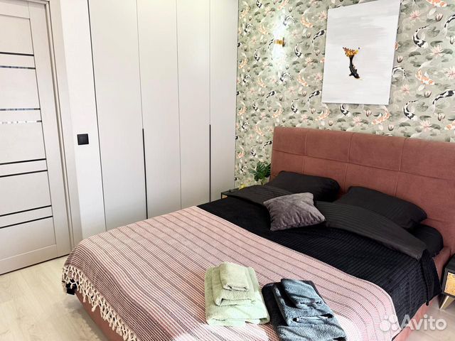 

1-к. квартира, 38 м², 2 кровати