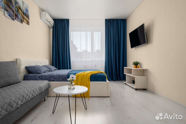 

1-к. квартира, 45 м², 2 кровати