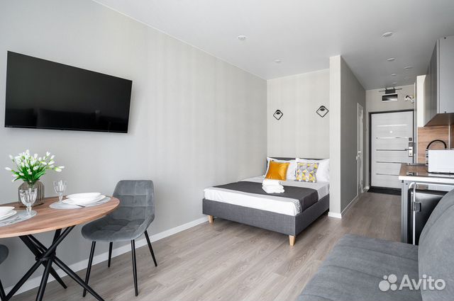 

Квартира-студия, 21 м², 2 кровати