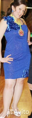 Прокат Р-48 вечернее платье, блестящее Прокат Р-48 вечернее платье, блестящее