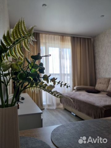 

Квартира-студия, 28 м², 2 кровати
