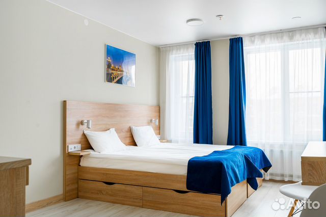 

Квартира-студия в апарт-отеле, 25 м², 2 кровати