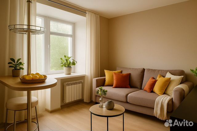 

1-к. квартира, 30 м², 2 кровати