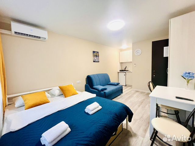 

Квартира-студия, 20 м², 2 кровати