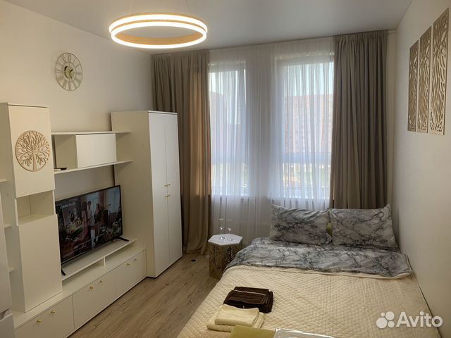 

Квартира-студия, 28 м², 1 кровать